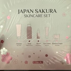 Japan Sakura Skincare Set - Pink and White
